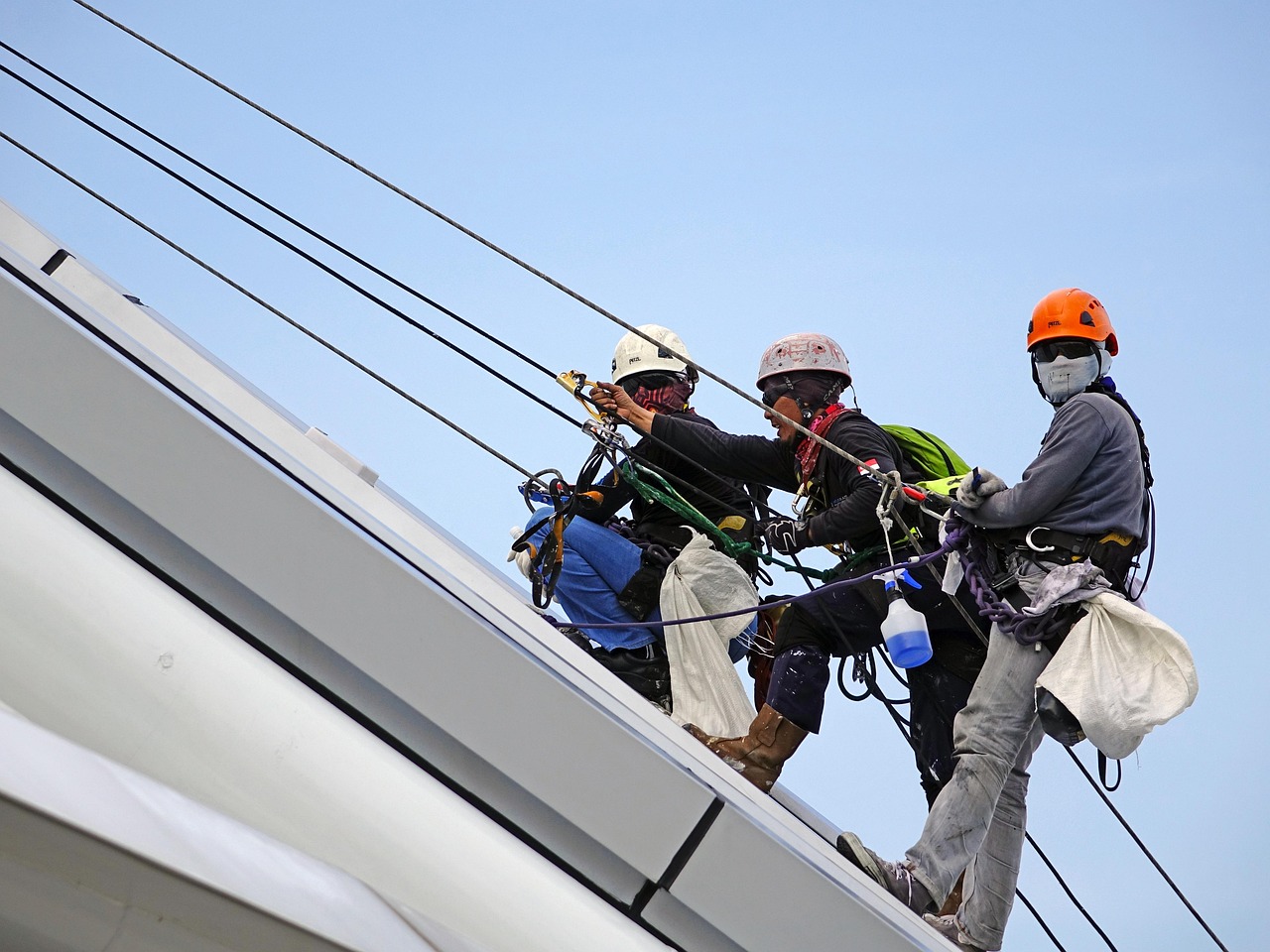 rappelling, rope, safety, security, climbing, equipment, harness, helmet, strength, gloves, descender, carabiner, work, challenge, determination, protection, risk, repair, blue work, blue security, blue safety, safety, safety, safety, safety, safety, risk